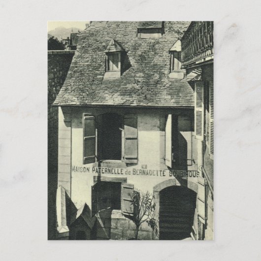 ヴィンテージフランス、セントベルナデット発祥の地 ポストカード (正面)