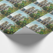 ヴィンテージフランス、ノートルダム大聖堂 ラッピングペーパー (角)