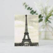 ヴィンテージフランス、パリ、エッフェルタワー ポストカード (スタンド正面)