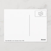 ヴィンテージフランス、ピケの滝アングラルチョン ポストカード (裏面)