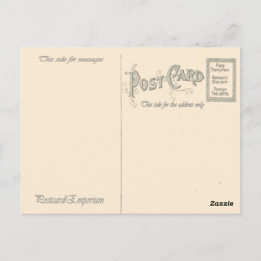 ヴィンテージフランス、ヘイレス、港と帆船 ポストカード (裏面)