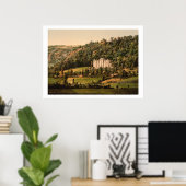 ヴィンテージフランス、ルカンタル、シャトーアンテローシュ ポスター (ホームオフィス)