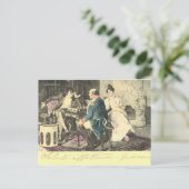 ヴィンテージフランス、1つ以上の勝利、チェスゲーム ポストカード (スタンド正面)