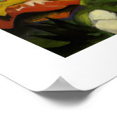 ヴィンテージフランツマークザイエローカウズ ポスター (角)