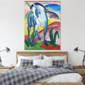 ヴィンテージフランツマークブルーホース キャンバスプリント (インサイチュ (寝室))