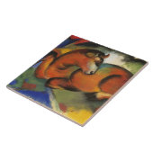 ヴィンテージフランツマークレッドブル タイル (側面)