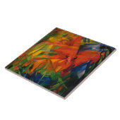 ヴィンテージフランツ・マーク・アニマルズ タイル (側面)