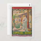 ヴィンテージフランフランスのススパホット春旅行 ポストカード (正面/裏面)