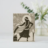 ヴィンテージフラ ポストカード (スタンド正面)