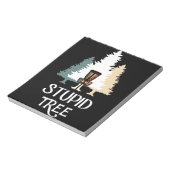 ヴィンテージフリスビーディスクゴルフ愚かな木 ノートパッド (回転)