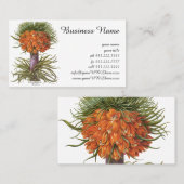 ヴィンテージフリティラリア花バイバシリウスベスラー 名刺 (正面/裏面)