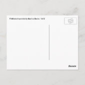 ヴィンテージフリティリアフラワーズバイバシリウスベスラー ポストカード (裏面)