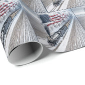 ヴィンテージフリーダムトレイン ラッピングペーパー (ロールコーナー)