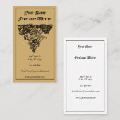 ヴィンテージフリーランサー中世ナイトテンプレート 名刺 (正面/裏面)