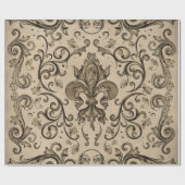 ヴィンテージフルーアデリスオーナメント ラッピングペーパー (フラット)