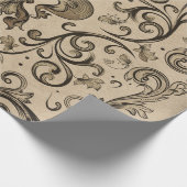 ヴィンテージフルーアデリスオーナメント ラッピングペーパー (角)