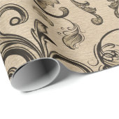 ヴィンテージフルーアデリスオーナメント ラッピングペーパー (ロールコーナー)