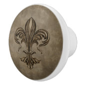 ヴィンテージフルーアデリスセピア セラミックノブ (右)