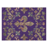 ヴィンテージフルーア(紫王室の) テーブルクロス (正面(横))