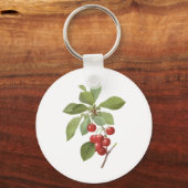 ヴィンテージフルーツさくらんぼ食品、さくらんぼバイルドゥート キーホルダー (正面)