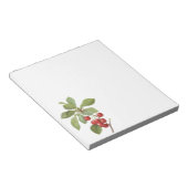 ヴィンテージフルーツさくらんぼ食品、さくらんぼバイルドゥート ノートパッド (アングル)