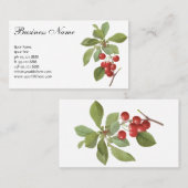 ヴィンテージフルーツさくらんぼ食品、さくらんぼバイルドゥート 名刺 (正面/裏面)