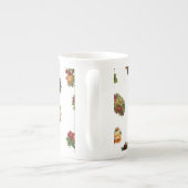 ヴィンテージフルーツと花 ボーンチャイナマグカップ (裏面)