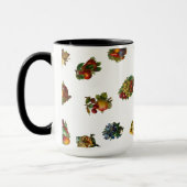 ヴィンテージフルーツと花 マグカップ (左)