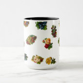 ヴィンテージフルーツと花 マグカップ (中央)