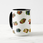 ヴィンテージフルーツと花 マグカップ (正面左)