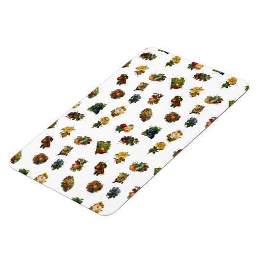 ヴィンテージフルーツと花 マグネット (左側)