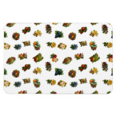 ヴィンテージフルーツと花 マグネット (横)