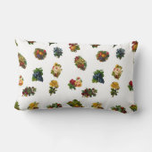 ヴィンテージフルーツと花 ランバークッション (裏面)