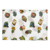 ヴィンテージフルーツと花 枕カバー (裏面)