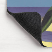 ヴィンテージフルーツのクラートラベルアート、ジューシーなオレンジ マウスパッド (コーナー)