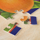 ヴィンテージフルーツのクラートラベルアート、パコスタントオレンジ ジグソーパズル (側面)