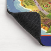 ヴィンテージフルーツのクラートラベルアート、パコスタントオレンジ マウスパッド (コーナー)