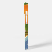 ヴィンテージフルーツのクラートラベルアート、パコスタントオレンジ Case-Mate iPhoneケース (裏面 / 左)