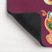 ヴィンテージフルーツのクレートのラベルとピギー梨 マウスパッド (コーナー)