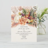 ヴィンテージフルーツウェディング招待状 招待状 (スタンド正面)