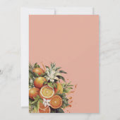 ヴィンテージフルーツウェディング招待状 招待状 (裏面)