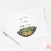 ヴィンテージフルーツカスタム缶詰ラベル ラウンドシール (封筒)