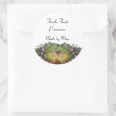 ヴィンテージフルーツカスタム缶詰ラベル ラウンドシール (バッグ)