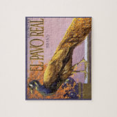 ヴィンテージフルーツクラートラベルアートエルパボピーコックバード ジグソーパズル (縦)