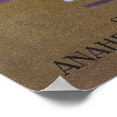 ヴィンテージフルーツクラートラベルアートエルパボピーコックバード ポスター (角)