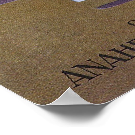 ヴィンテージフルーツクラートラベルアートエルパボピーコックバード ポスター (角)