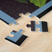 ヴィンテージフルーツクラートラベルアートオランジェデールサンフラワー ジグソーパズル (側面)