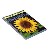 ヴィンテージフルーツクラートラベルアートオランジェデールサンフラワー ノートブック (右側)