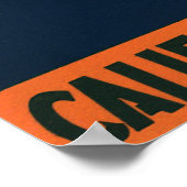 ヴィンテージフルーツクラートラベルアートカウボーイオンピッグロデオ ポスター (角)