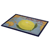 ヴィンテージフルーツクラートラベルアートパシフィックレモンシトラス カッティングボード (角)